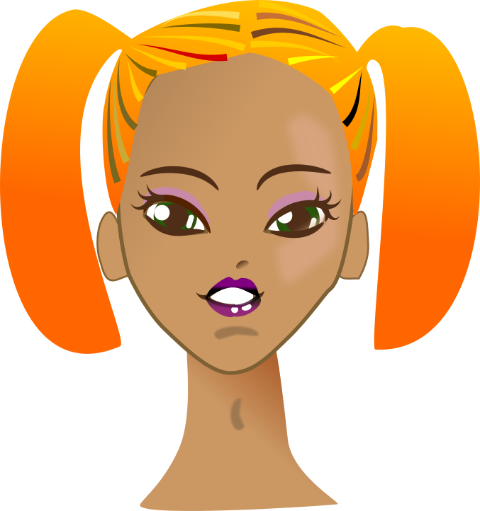 orange hair girl