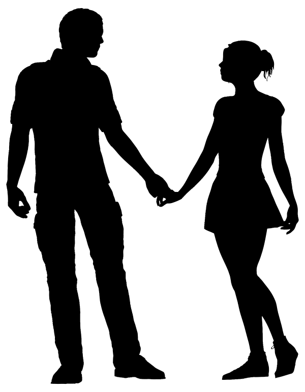 couple silhouette 2