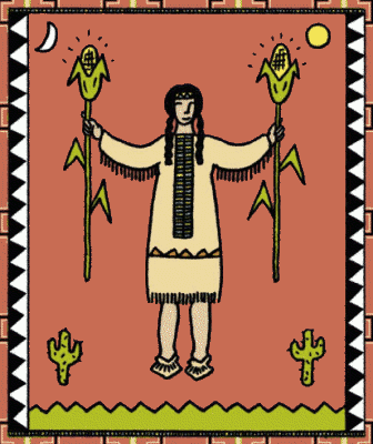American Indian woman