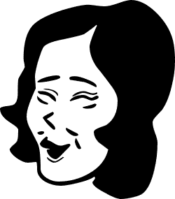 laughing lady