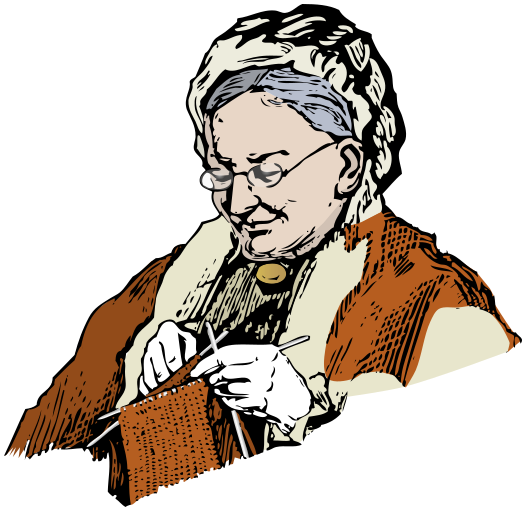granny knitting