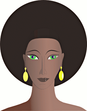 green eyed woman