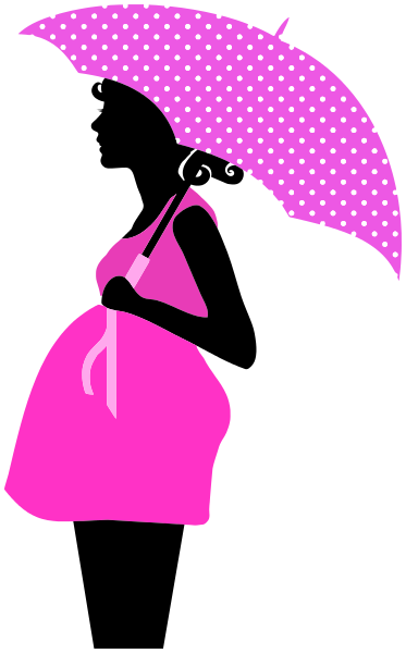 Pregnant Woman pink