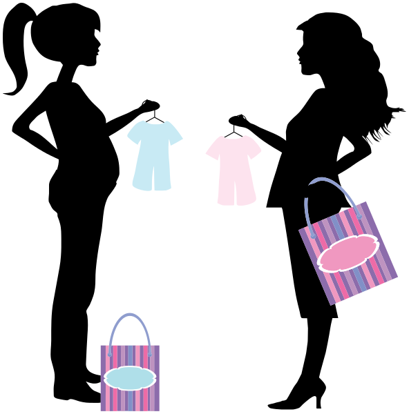 Pregnant Women Shopping