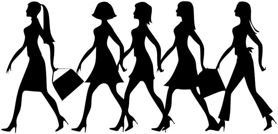 women walking