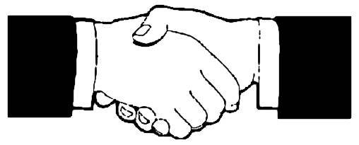 handshake BW
