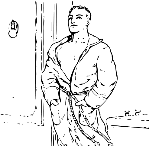 man in robe