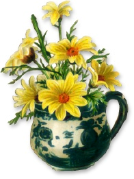 daisies mug