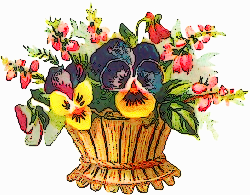 basket flowers