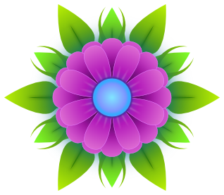 flower decorative purple
