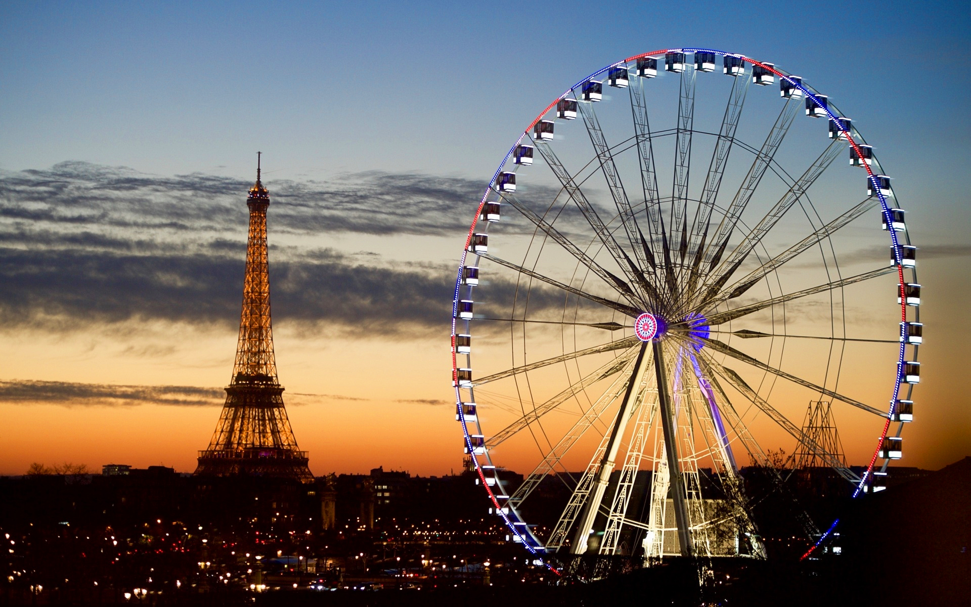 ferris wheel in Paris