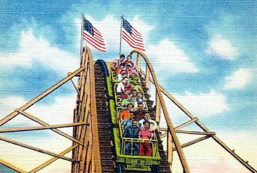 roller coaster vintage