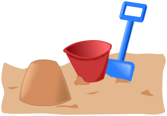 beach pail shovel