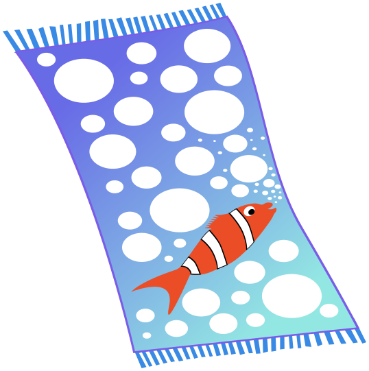 towel w fish
