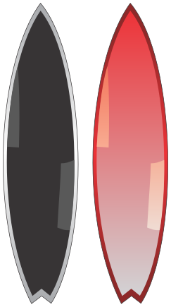 surfboards glossy