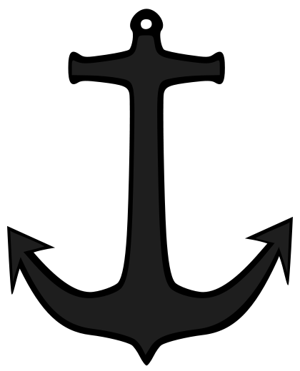 anchor large silhoette