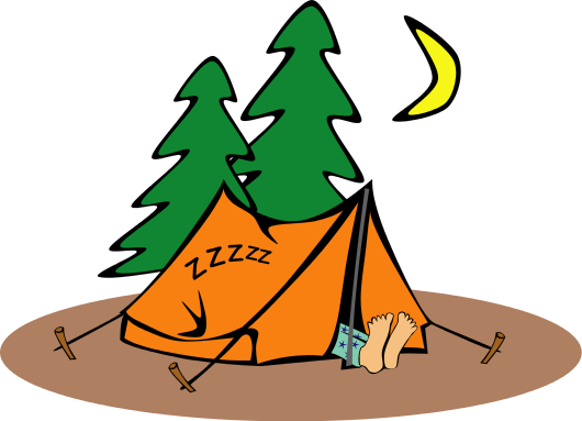 sleeping camper