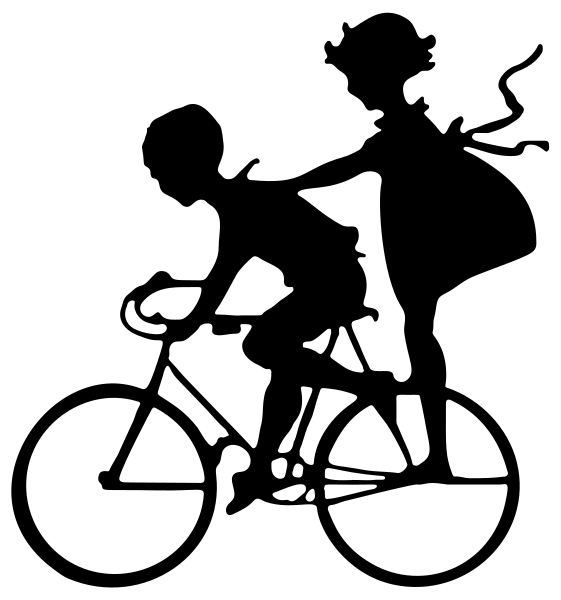bicycle boy girl