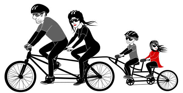 family bicycle