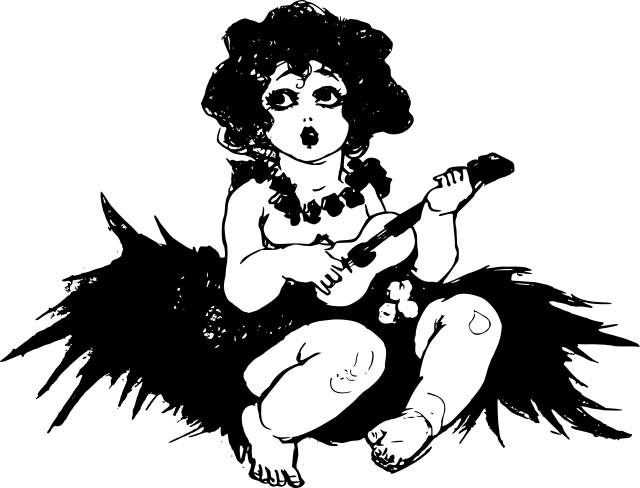 hula girl ukulele