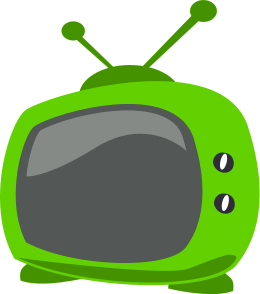 cartoon tv green
