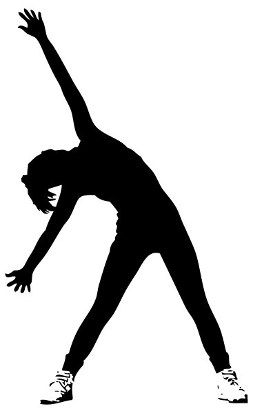 Woman-Exercising-Silhouette