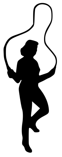 fitness jumprope woman
