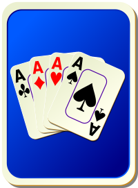 card backs cards blue