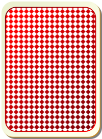 card backs grid red