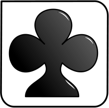 playing card symbol club