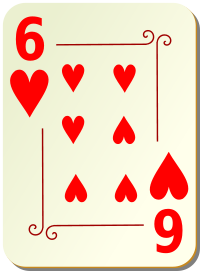 ornamental deck 6 of hearts