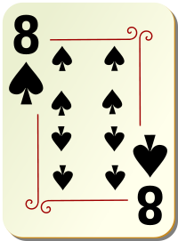ornamental deck 8 of spades