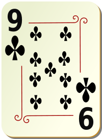ornamental deck 9 of clubs