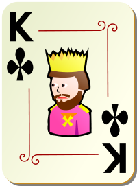 ornamental deck King of clubs