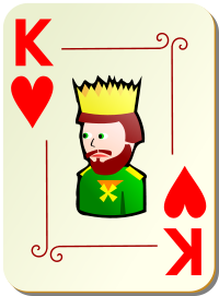 ornamental deck King of hearts