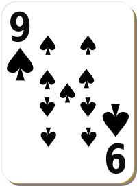White deck 9 of spades