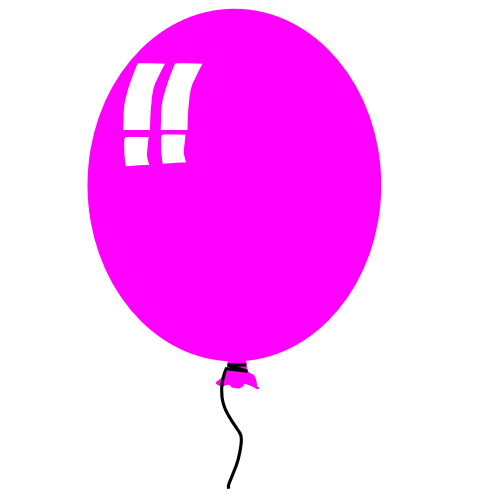 balloon fat purple