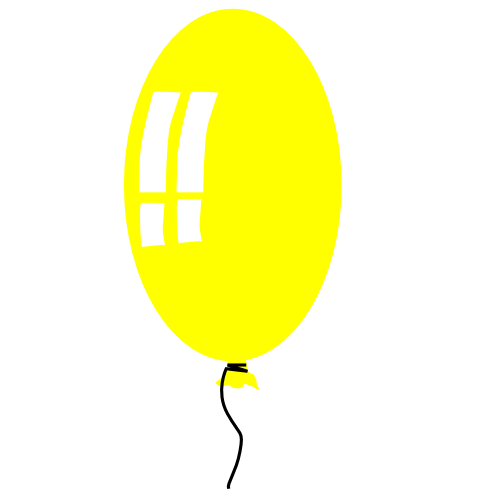 balloon skinny yellow