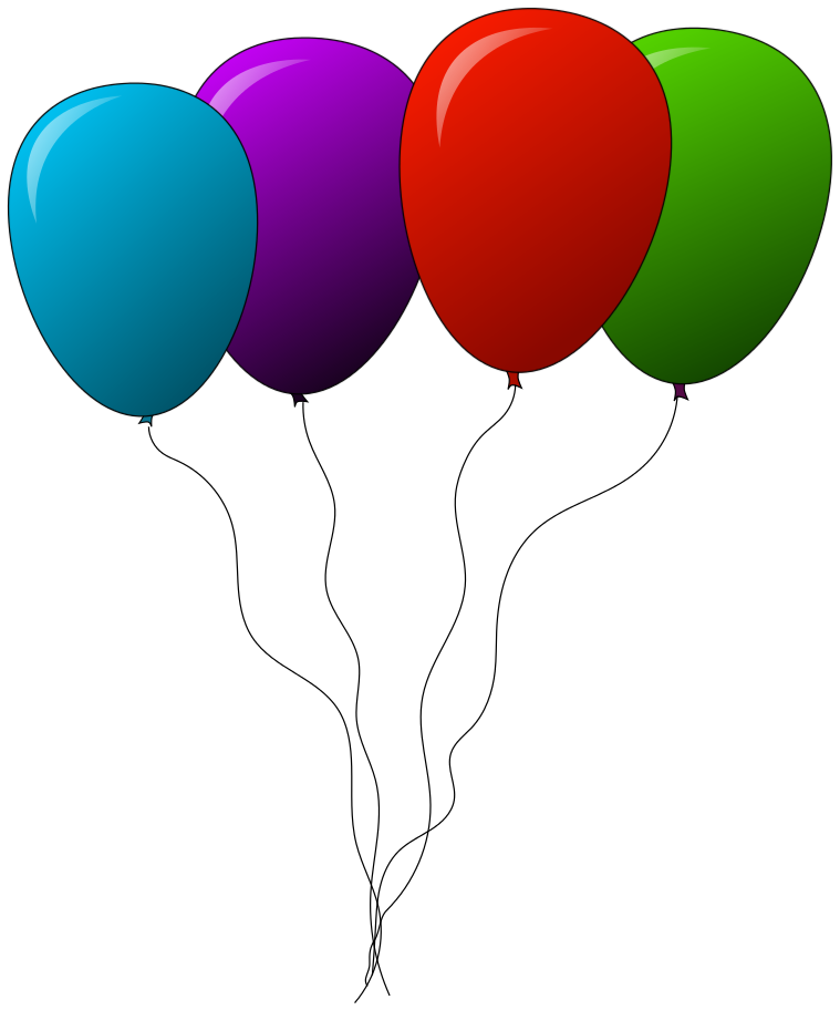 Balloons four - /recreation/party/party_balloons/Balloons_four.png.html