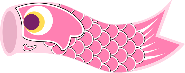 Koinobori Pink