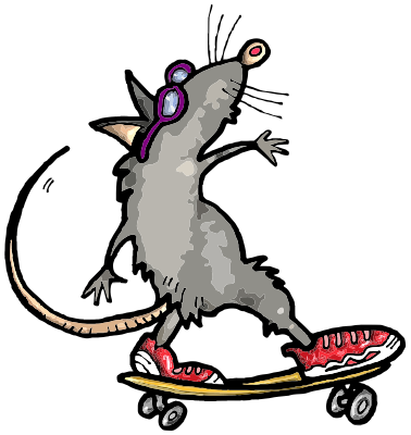 rat skateboard
