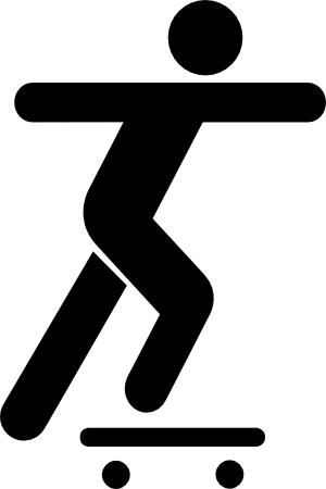 skateboarding symbol