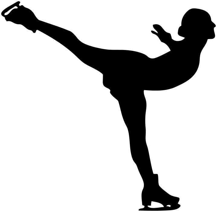 Skating Woman Silhouette