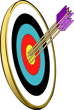 arrows in target