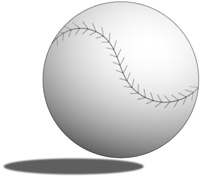 baseball grayscale