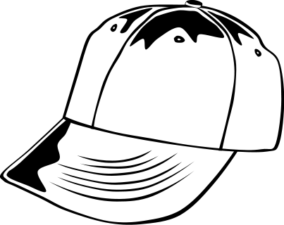 baseball cap outline