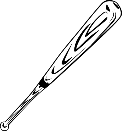 baseball bat outline