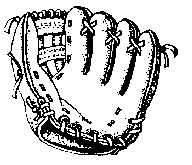 baseball glove BW