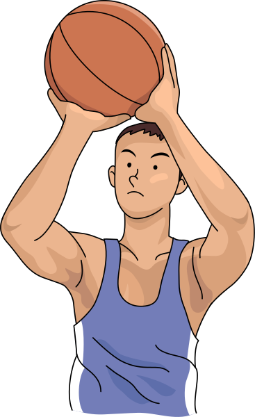 basketball player shooting