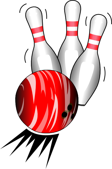 bowling ball pins